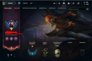 conta platina 4 main master yi - League of Legends LOL