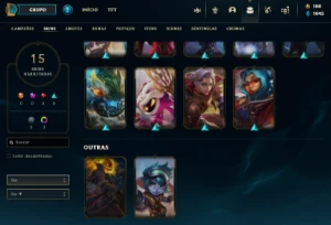 conta platina 4 main master yi - League of Legends LOL