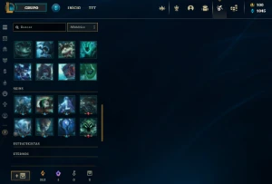conta platina 4 main master yi - League of Legends LOL