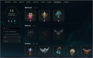 LVL 52 POSSUI 354 SKINS PEQUENAS LENDAS (TFT) E MAIS! - League of Legends LOL