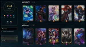LVL 52 POSSUI 354 SKINS PEQUENAS LENDAS (TFT) E MAIS! - League of Legends LOL