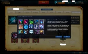 Conta de League of Legends Platina I LOL