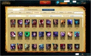 Conta de League of Legends Platina I LOL