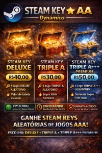 Steam Key AAA (Deluxe / Triple A / Triple A+++) ENVIO RÁPIDO - Gift Cards