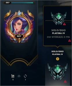 conta lol 300 skins - League of Legends
