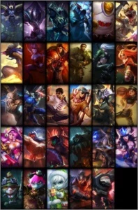 Conta de LOL com 80 campeões e 29 skins - League of Legends