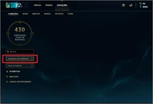 Conta de League of legends LOL