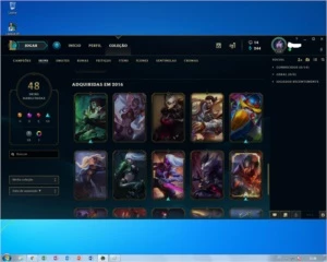 Conta Legue of Legends com 112 Campeões e 48 Skins - League of Legends LOL