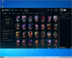Conta Legue of Legends com 112 Campeões e 48 Skins - League of Legends LOL