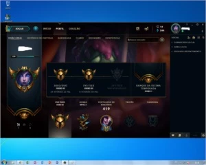 Conta Legue of Legends com 112 Campeões e 48 Skins - League of Legends LOL