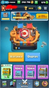 CONTA CLASH ROYALE LIGA MESTRE