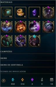 Conta Prata 3 - League of Legends LOL