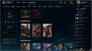 Conta lol Gold com borda de Gold - League of Legends