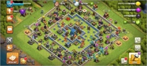 CV12 TH12 BEM UPADO SEMI FULL 6 CONSTRUTOR + 9 SKINS - Clash of Clans