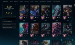 Conta LOL Lvl 902 - League of Legends