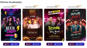 Pacote Premium ARTES para SHOWS E EVENTOS (100% Editável) - Artes e Templates Artes Canva