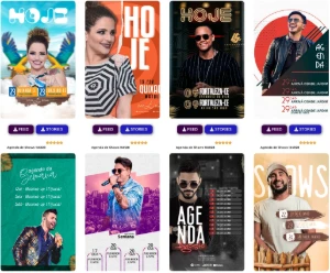 Pacote Premium ARTES para SHOWS E EVENTOS (100% Editável) - Artes e Templates Artes Canva