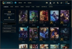 Conta ouro 1 BARATA com 1 skin e 24 champs - League of Legends LOL