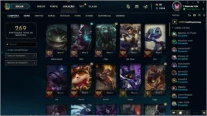 conta de LOL - League of Legends