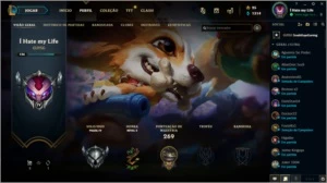 conta de LOL - League of Legends