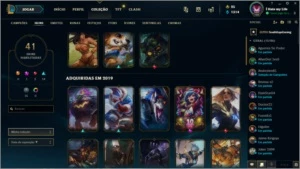 conta de LOL - League of Legends