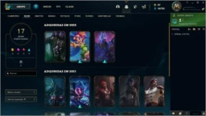 Conta gold 3 - League of Legends LOL