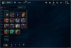 CONTA DE LOL PLATINA 4 MUITAS SKINS! - League of Legends