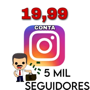 Conta Instagram 5K Promoção - Redes Sociais