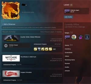 STEAM CS:GO, VARIOS JOGOS E R$70 NA CARTEIRA