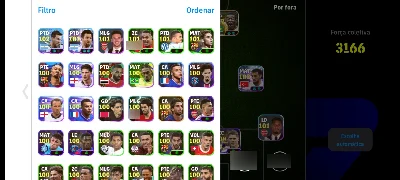 Conta Efootball! 3166 De Força Coletiva + Craques 107/103 - eFootball PES