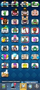 👑 Conta Clash Royale Nível 53 – 10.000 Troféus, Deck Quase