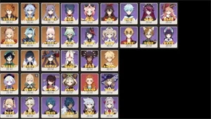 CONTA GENSHIN AR57 - 9 ARMAS 5⭐ 3 DE ASSINATURA, 11 PERS 5⭐ - Genshin Impact
