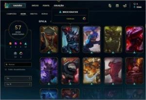 Conta Lol Borda Diamante 3,57 skins,Todos Os Champs,106 Icon - League of Legends