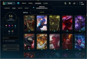 Conta Lol Borda Diamante 3,57 skins,Todos Os Champs,106 Icon - League of Legends