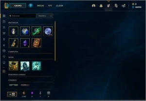 CONTA LV 35 - GOLD 2 COM 70% WINRATE + 2 ORBES - League of Legends LOL