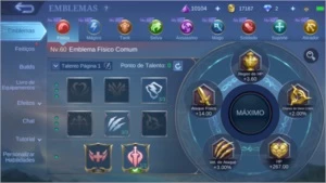 CONTA TOP MOBILE LEGENDS C/ SKIN LEGEND 190 SKINS+106 HEROES