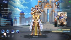 CONTA TOP MOBILE LEGENDS C/ SKIN LEGEND 190 SKINS+106 HEROES
