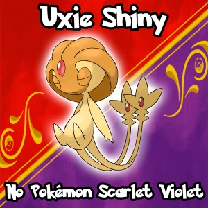 Uxie Shiny para Pokémon Scarlet Violet