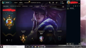 conta league of legends gold 2 LOL