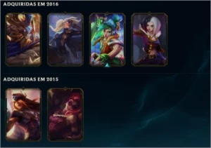 Conta LOL - Platina 1 - 54 Campeões - League of Legends