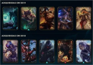 Conta LOL - Platina 1 - 54 Campeões - League of Legends