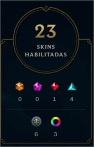 Conta LOL - Platina 1 - 54 Campeões - League of Legends