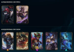 Conta Mestre - League of Legends (Ez pulsefire) LOL