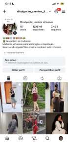 Conta Instagram 12,6K - Nicho Moda Evangélica / Reels com +8 - Outros