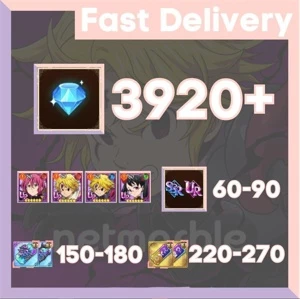 [GLOBAL] [INSTANT] 3920+ Diamonds Seven Deadly Sins 7DS Gran - Outros