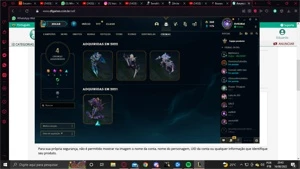 Conta league of Legends LOL