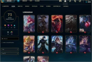 Vendo conta de LOL - League of Legends PRATA 4 - 70 skins
