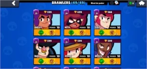 CONTA FULL BRAWL STARS, + DE 30K DE TROFÉUS, 49/49 BRAWLERS