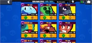CONTA FULL BRAWL STARS, + DE 30K DE TROFÉUS, 49/49 BRAWLERS