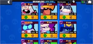 CONTA FULL BRAWL STARS, + DE 30K DE TROFÉUS, 49/49 BRAWLERS